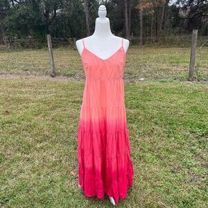 Pink Ombre Maxi Dress